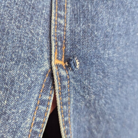 Vintage Eddie Bauer Maxi Denim Skirt *small flaw - Picture 7 of 7